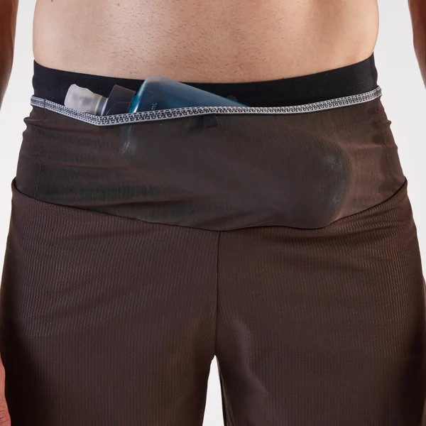 Short de trail running homme - kiprun run 900 ultra marron
