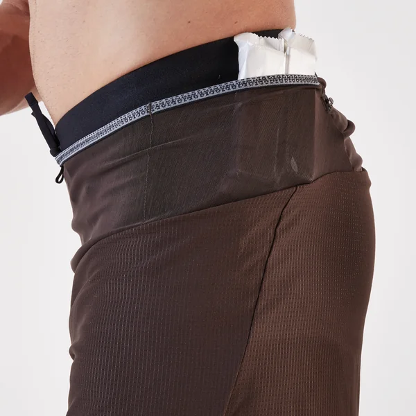 Short de trail running homme - kiprun run 900 ultra marron