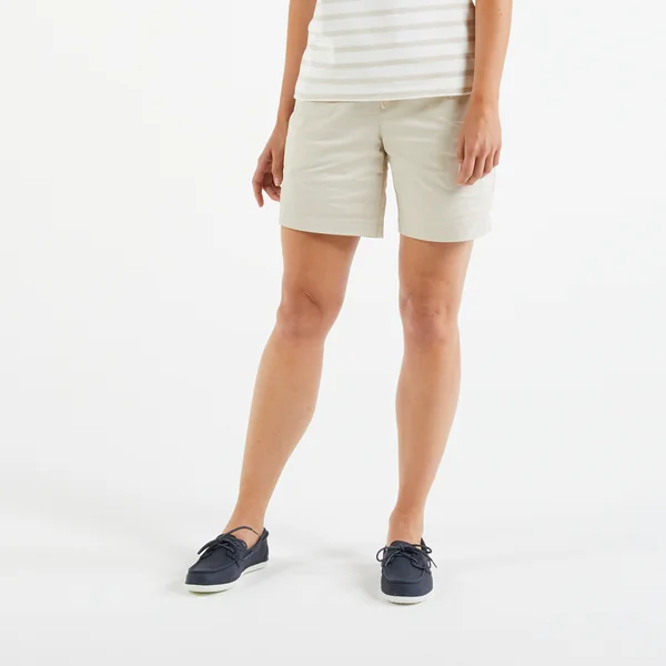 Short de voile femme sailing 100 beige