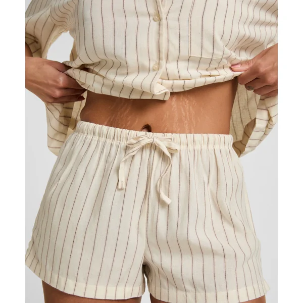 Short en Lin - Beige