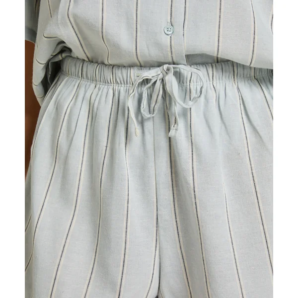 Short en Lin - Bleu