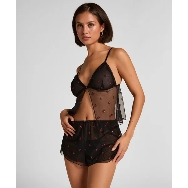 Short en maille Chelsey - Noir