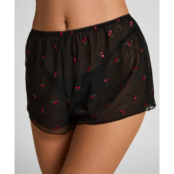 Short en maille Chelsey - Noir
