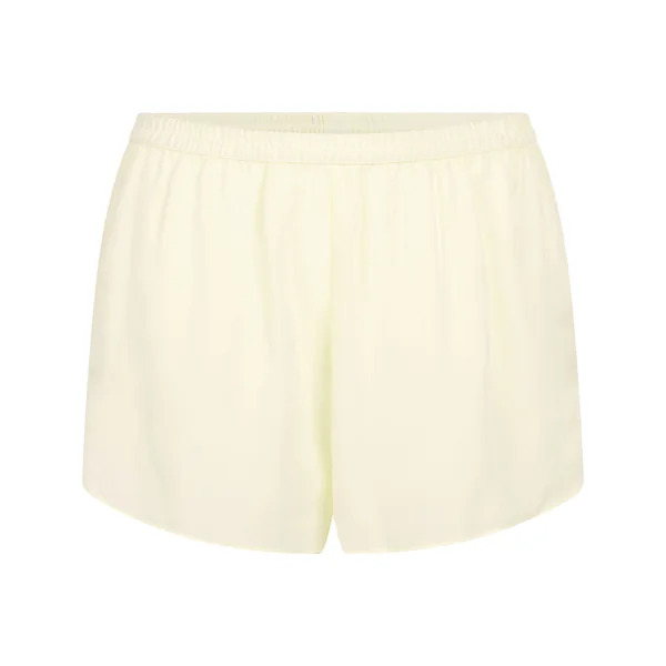 Short en satin Minimal - Jaune
