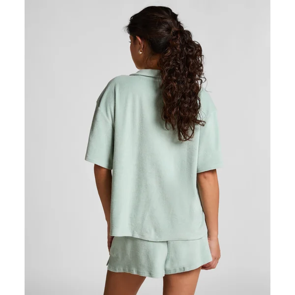Short en tissu éponge - Vert