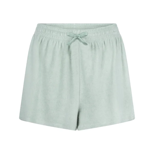 Short en tissu éponge - Vert