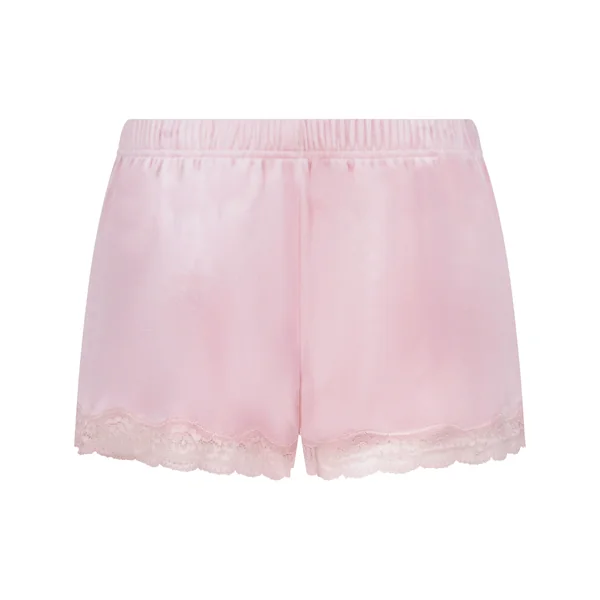 Short en velours à dentelle - Violet