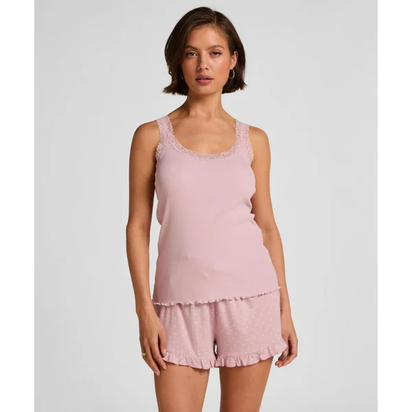 Short Jersey à volants - Rose