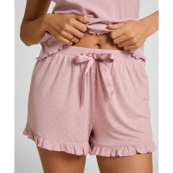 Short Jersey à volants - Rose