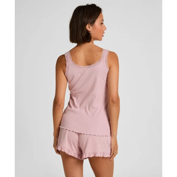 Short Jersey à volants - Rose