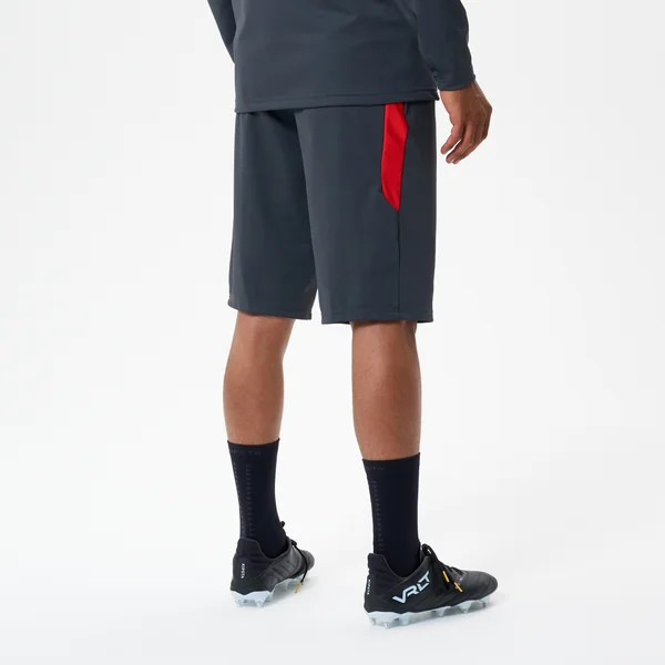 Short long VIRALTO CLUB adulte rouge et gris carbone