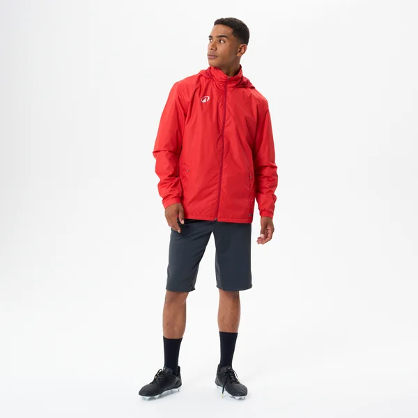 Short long VIRALTO CLUB adulte rouge et gris carbone