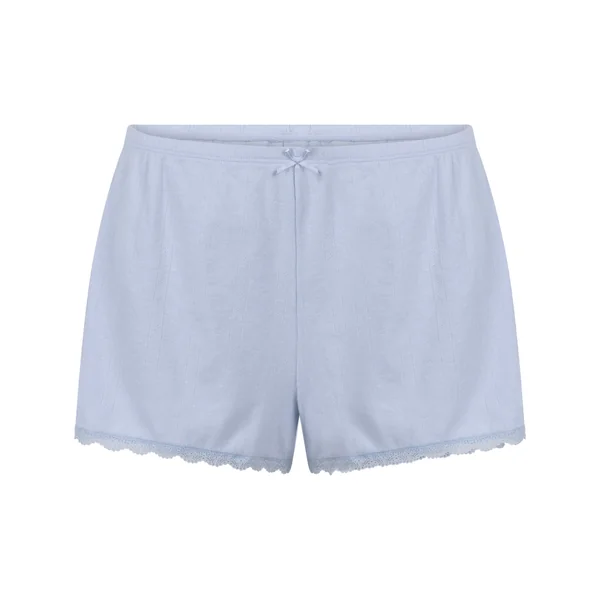 Short Pointelle - Bleu