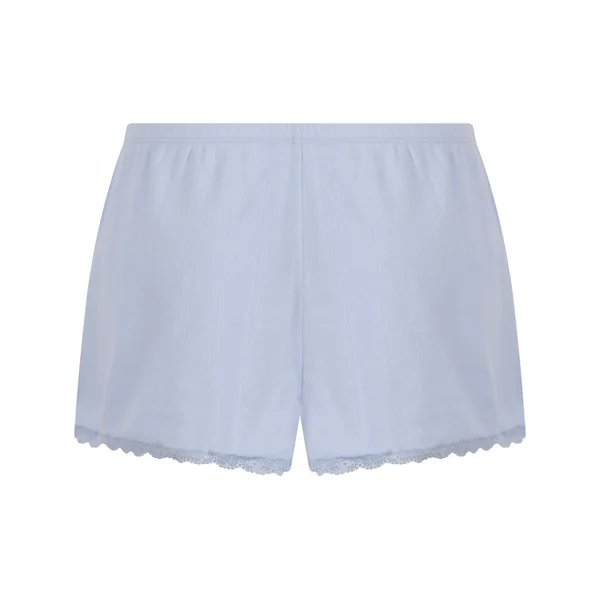 Short Pointelle - Bleu