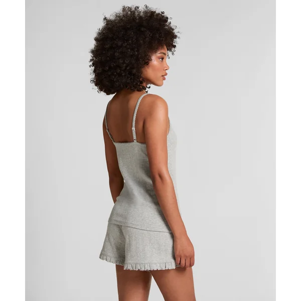 Short Pointelle - Gris
