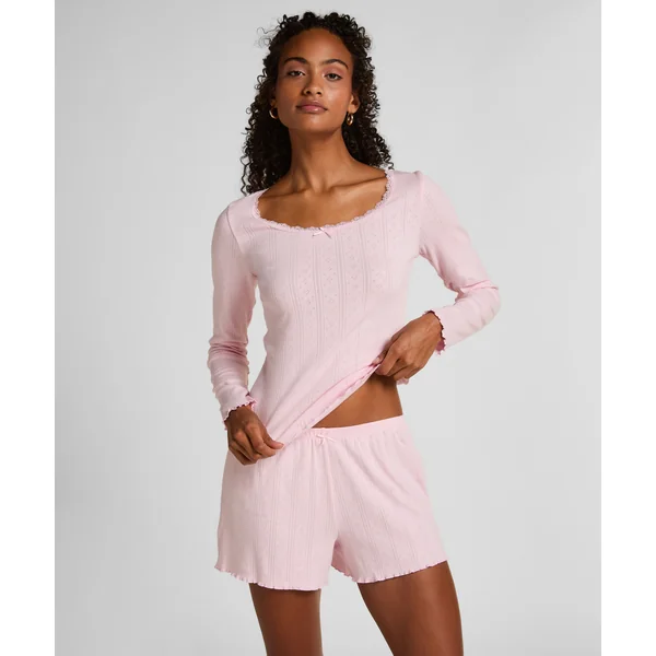 Short Pointelle - Rose
