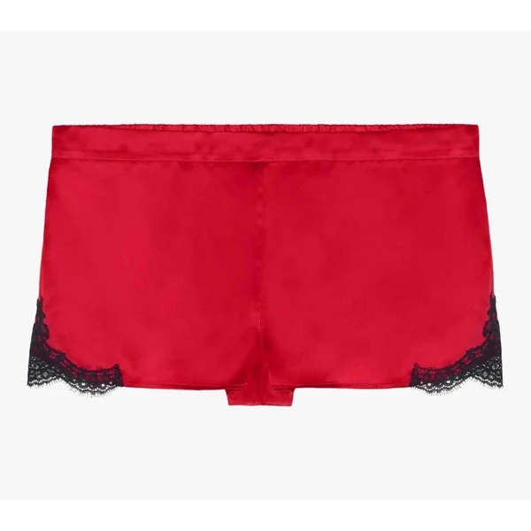Short Rouge Aubade Toi Mon Amour en soie Aubade