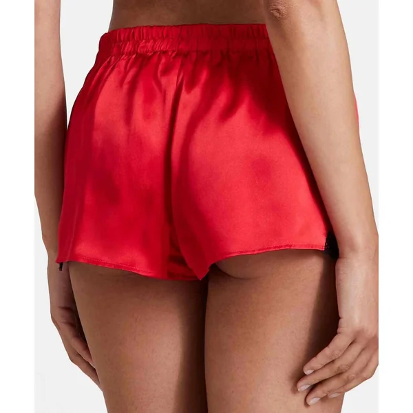 Short Rouge Aubade Toi Mon Amour en soie Aubade