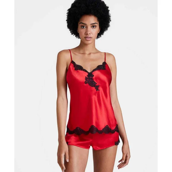 Short Rouge Aubade Toi Mon Amour en soie Aubade