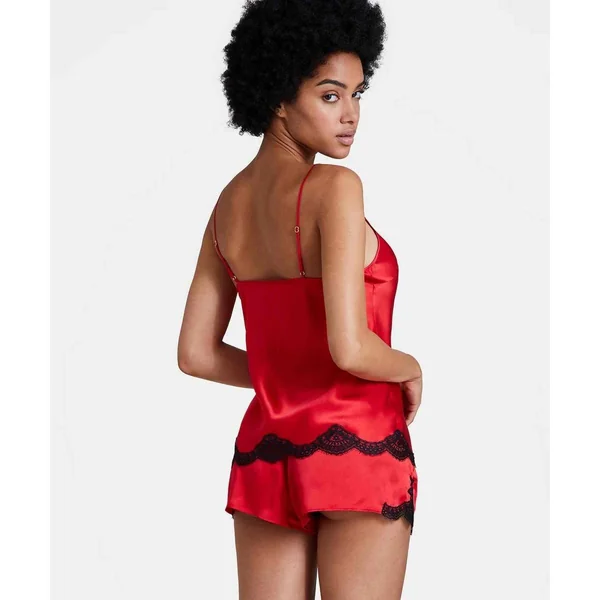 Short Rouge Aubade Toi Mon Amour en soie Aubade