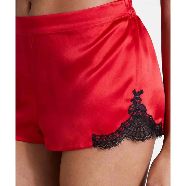 Short Rouge Aubade Toi Mon Amour en soie Aubade