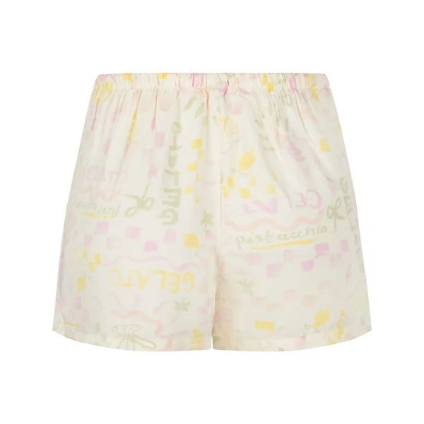 Short Satin - Blanc