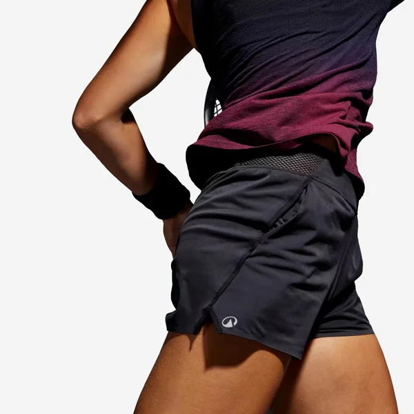 Short tennis light 2 en 1 femme - Light 900 noir