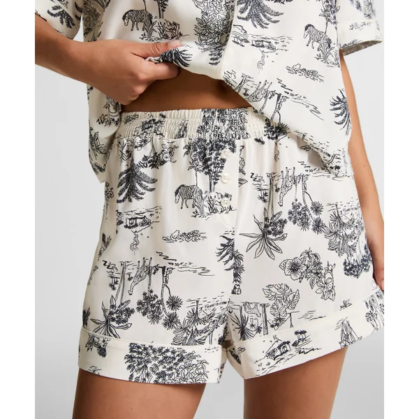 Short tissé - Blanc