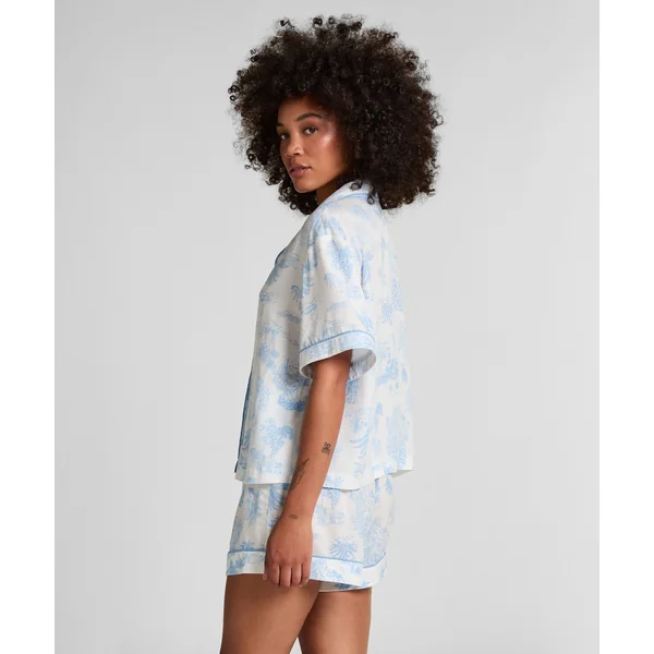 Short tissé - Bleu