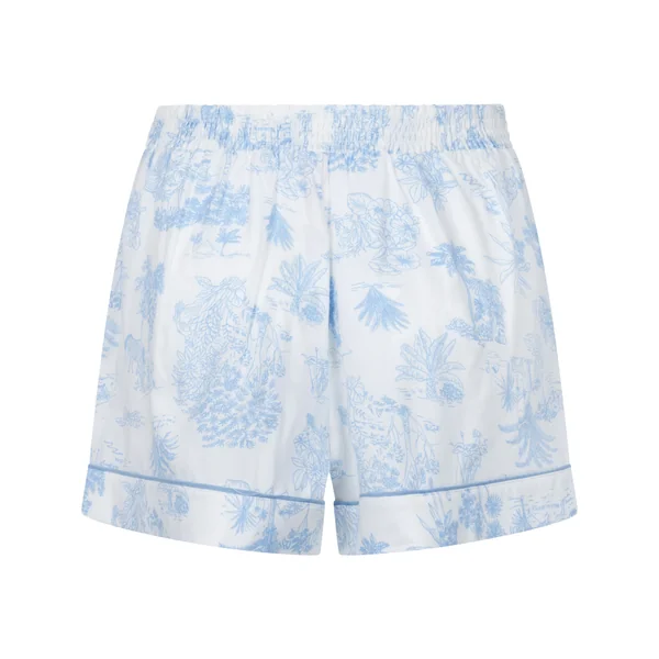 Short tissé - Bleu