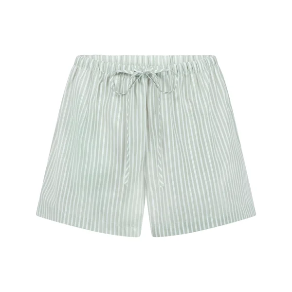 Short tissé Stripe - Vert