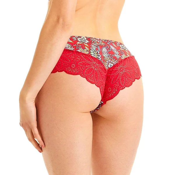 Shorty avec dentelle effet de cils Rouge Pomm Poire Pomm Poire