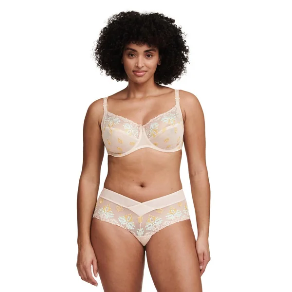 Shorty Beige Chantelle - CHAMPS ELYSEES en coton Chantelle