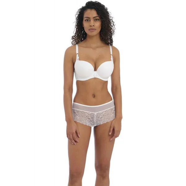 Shorty - Blanc TEMPTRESS en nylon Freya