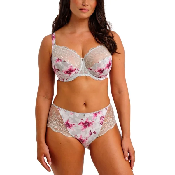 Shorty Blanc à Motifs Fleuris Fantasie