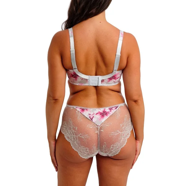 Shorty Blanc à Motifs Fleuris Fantasie
