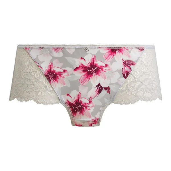 Shorty Blanc à Motifs Fleuris Fantasie