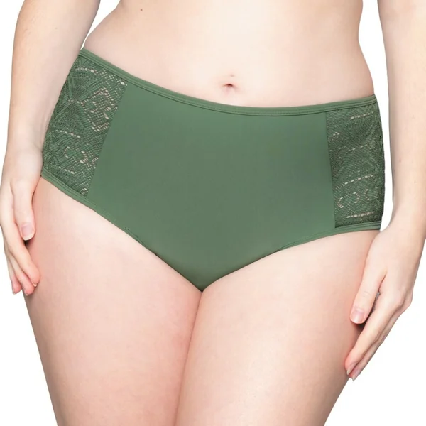 Shorty de bain Curvy Kate RUSH vert en nylon Curvy Kate Maillot