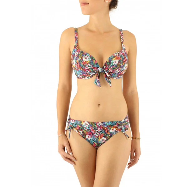 Shorty de bain Janine Robin HAWAI fuchsia Janine Robin