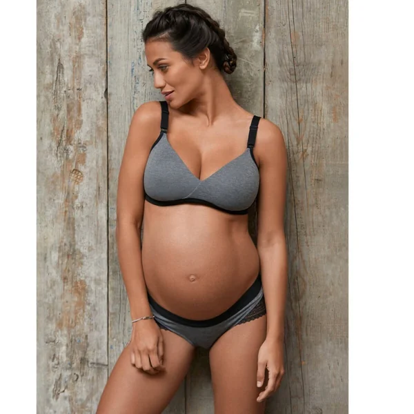 Shorty de grossesse - gris Cache Coeur