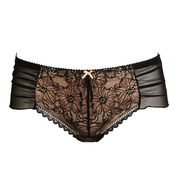 Shorty de grossesse - noir Cache Coeur