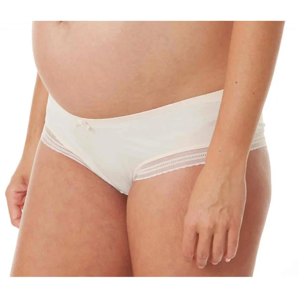 Shorty de grossesse rose Cache Coeur Lingerie Milk en viscose Cache Coeur