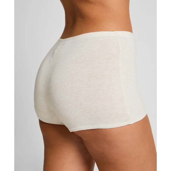 Shorty en coton doux - Beige