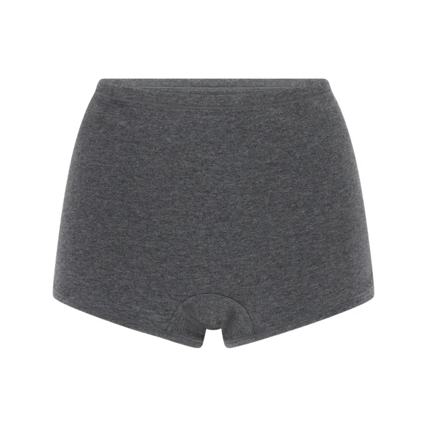 Shorty en coton doux - Gris