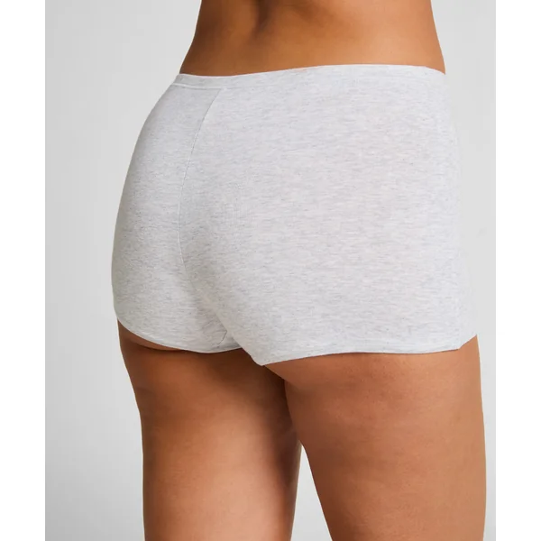 Shorty en coton doux - Gris