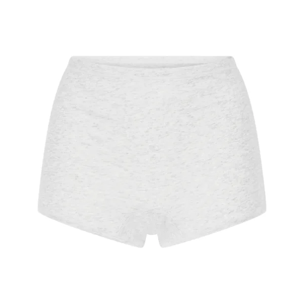 Shorty en coton doux - Gris