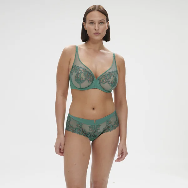 Shorty en dentelle - Vert Simone Pérèle