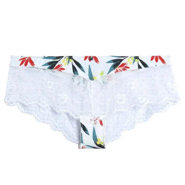 Shorty imprimé Etourdie-blanc Camille Cerf x Pomm Poire