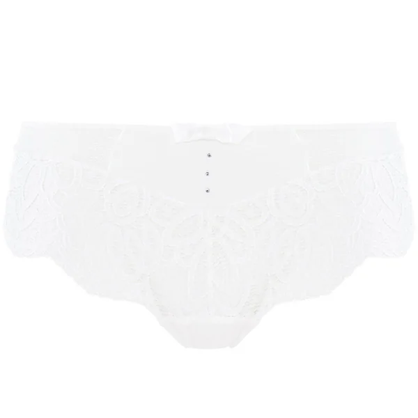 Shorty ivoire Pourquoi Pas POMM'POIRE-blanc Pomm Poire