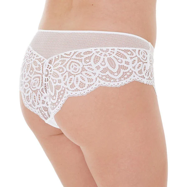 Shorty ivoire Pourquoi Pas POMM'POIRE-blanc Pomm Poire